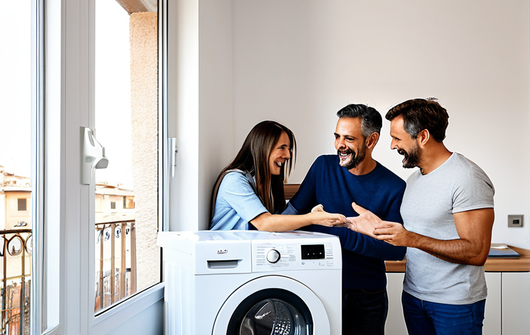 가전제품 온라인 구매 팁 - Modern Kitchen Appliance Showroom**
"A bright and spacious appliance showroom in Milan, Italy. Disp... 가전제품 온라인 구매 팁 - Modern Kitchen Appliance Showroom**
"A bright and spacious appliance showroom in Milan, Italy. Disp...