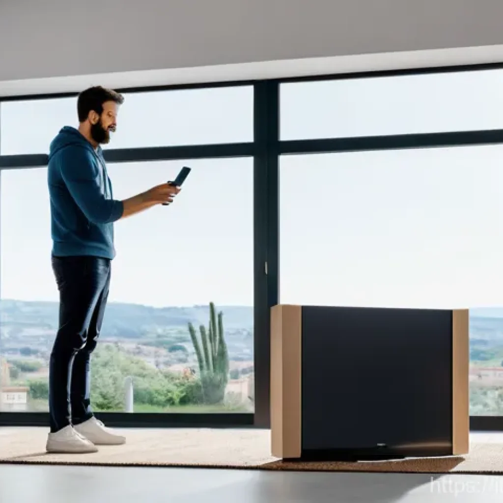 스마트 TV 설정 방법 - **Prompt 1: The Grand Unboxing and Initial Setup of a Smart TV in an Italian Home**
    A wide shot ...