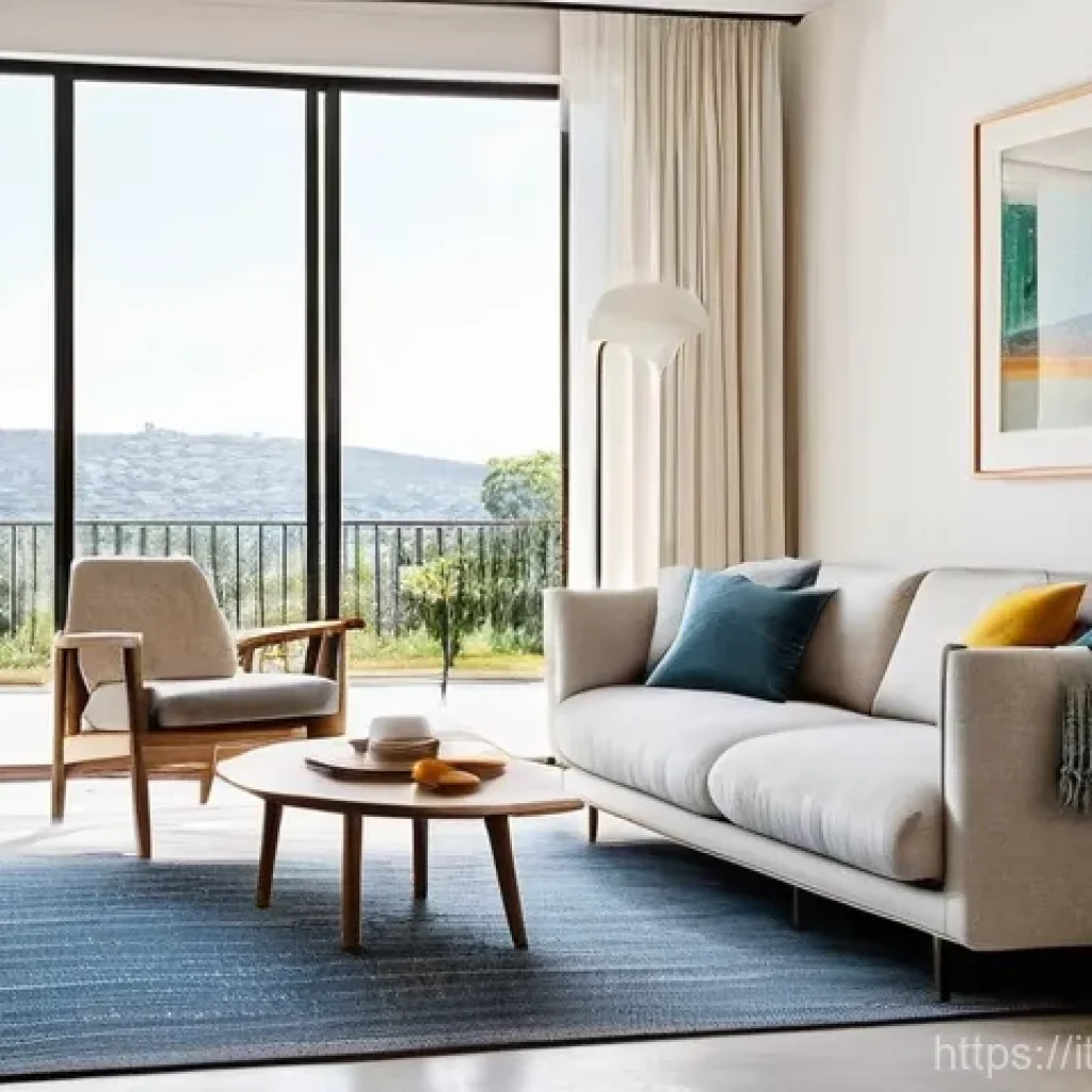공기순환기 설치 요령 - **Summer Breeze in an Italian Living Room:** A bright, sunlit Italian living room on a warm summer d...